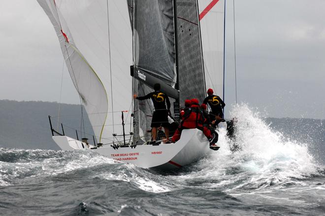 TP52 Southern Cross Cup 2013 - Team Beau Geste offshore © Peter Andrews http://www.outimage.net